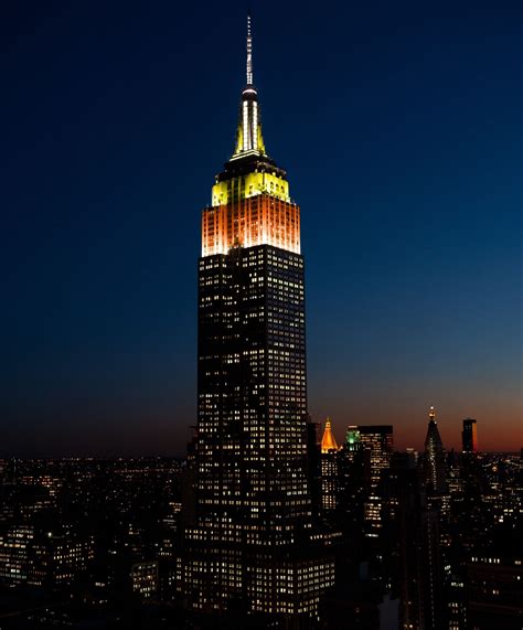empire state building lights